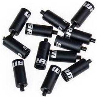Endehylse SRAM Pit Stop 4.0 mm gearhus super-short sort 100-pak