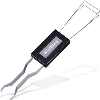 Syidinzn KeyCap Puller Rustfrit st?l n?glefjernelsesv?rkt?js tastaturkapsfjerner til mekanisk tastatur Fjernelse af fastg?relse af fastg?relse af