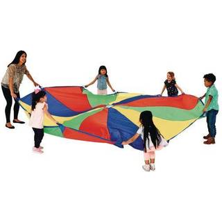 Ekspertaler brawny Tough 12-fods regnbue Play faldsk?rm til b?rn med 12 h?ndtag b?rn leget?j gymnastik faldsk?rm