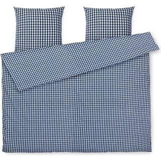 Juna Bæk & Bølge Sengesæt 220x220 + 50x60 Cm t / Birk - Sengetøj Økologisk Bomuld Blå - 636536