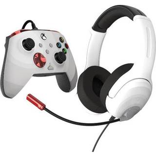 PDP Bundle Rematch Controller + Airlite wired - Radial White - Wired Headset - Microsoft Xbox One