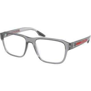 Prada Linea Rossa PS04NV 14C1O1 54 Briller Mænd Krystalklar - Transparent Grey Rubber - 54mm