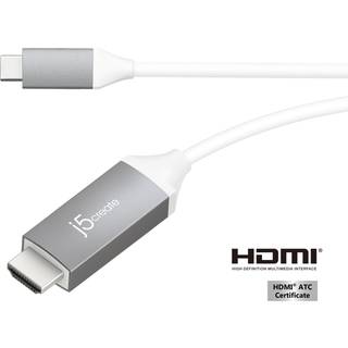 j5create USB-C til HDMI-Kabel 4K 60Hz - 1,8m
