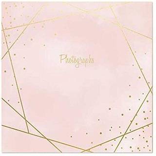 Atlona Tallon roséguldfolie fotoalbum 6x4 – memo-slip med plads til 200 fotos – flerfarvet, 7545