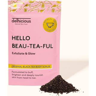 delhicious HELLO BEAU-TEA-FUL ORIGINAL BLACK TEA Udglattende bodyskrub 100 g - 100 g
