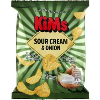 Kims mini chips sour cream & onion 24 ps x 25 g