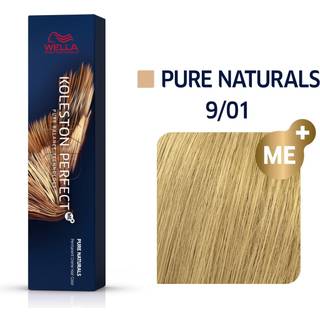 Wella Professionals Hårfarver Koleston Perfect Me+ Pure Naturals No. 9/01 60 ml (1.233,00 kr / 1 l) - 60 ml