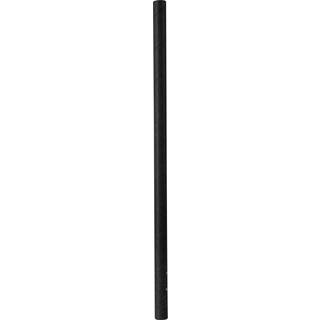 Sugerør, 100 stk, 25cm, Ø8mm, sort, papir