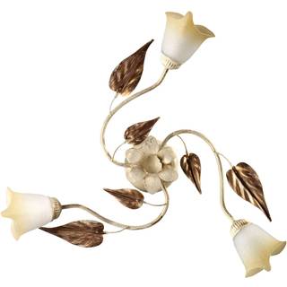 Loftlampe Vanda 3 lyskilder, elfenben