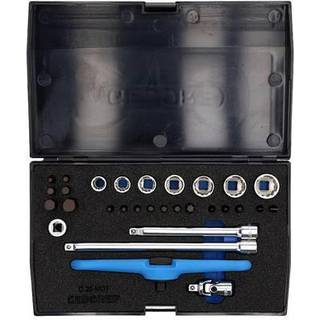 Gedore Toppesæt 1/4 30 dele 4-13mm