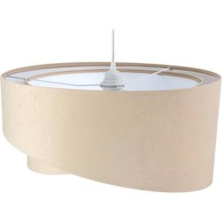 Pendellampe Vivien, tofarvet, creme/hvid
