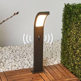 Lucande LED-pullert Juvia, 60 cm, bevægelsessensor, IP54