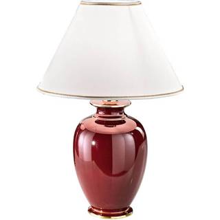 Austrolux bordlampe Giardino Bordeaux 43cm keramik 24 karat