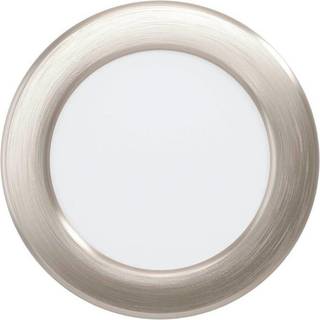 EGLO FUEVA 5 indbygningsspot Ø117 mm, 3000K, børstet stål