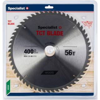 Rundsavsklinge til træ Specialist Wood; 400x2,2x50 mm; Z56