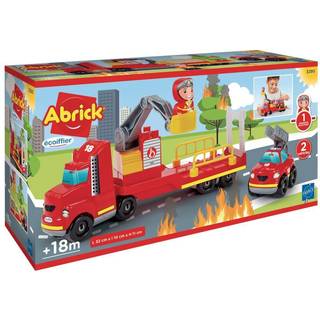 Abrick: Brandbil og brandvogn