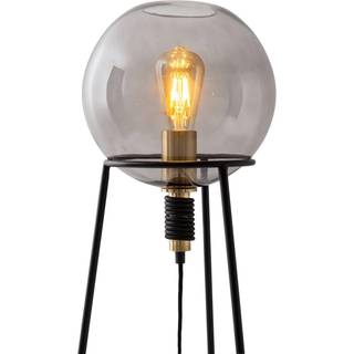 Stelo bordlampe med glaskugleskærm