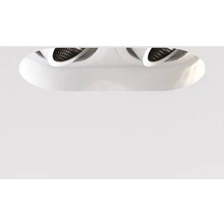 Astro Trimless Round Twin Adjustable Spot Mat Hvid