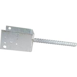 ESSVE 951625 Stolpesko 4 mm, type U, galvaniseret 96 x 70 x 114,5/200 mm