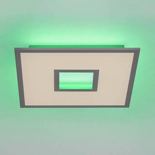 Design loftslampe hvid RGB inkl. LED 45 cm - Tile