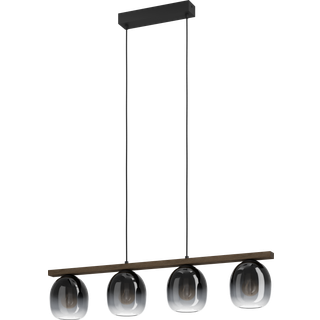 EGLO FILAGO langbordspendel, L88 cm, 4 x E27, eg/smoke