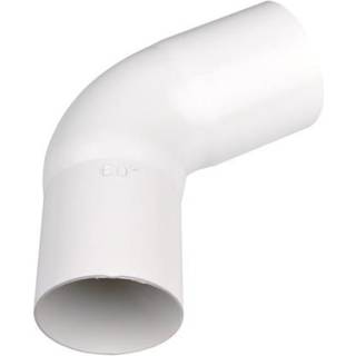Plastmo bøjning, PVC, hvid, 60° - Ø110 mm