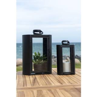 House Nordic Tolosa Lanterner H26/35cm, sort, 2stk