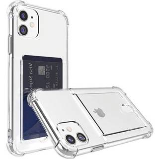 Transparent bagcover med kortrum iPhone 12 Mini