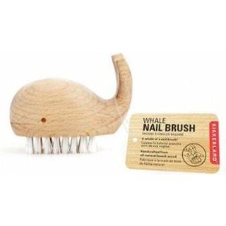 Kikkerland - Wooden Whale Nail Brush