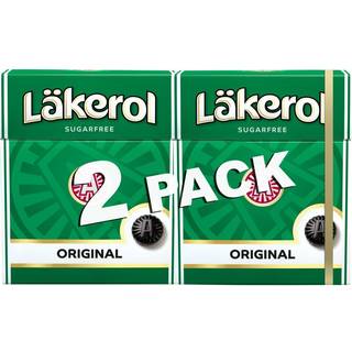 Läkerol Original Grøn, 2 pakker á 25 g