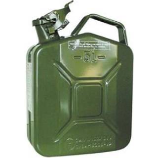 Jerry can 5 liter i metal 0,6 mm - grøn