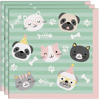 Niedliche Tiere Servietten 33cm 20 St.