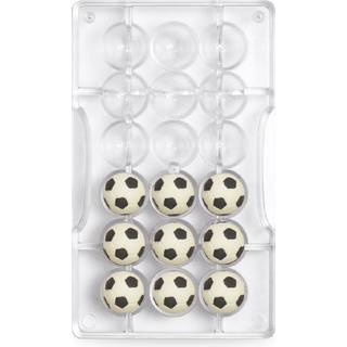 Fodbold Lille ø2,5 cm – Polycarbonat Chokoladeform, Decora