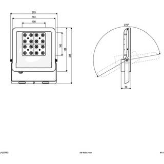 EVN Panthera udendørs LED-spot IP65 30 W 3.000 K