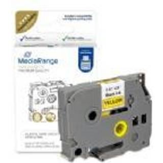 MediaRange - label tape - laminated - 1 cassette(s) - Roll (1.2 cm x 8 m) (alternative for: Brother TZ-631 Brother TZE-631)