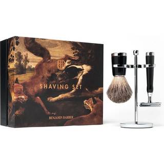 Benjamin Barber Classic 3-piece Shaving Set Ebony Safety Razor (1 stk)