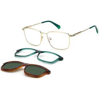 Polaroid PLD 6134/CS With Clip-On Polarized J5G/UC 54 Briller Mænd Guld - Gold - 54mm