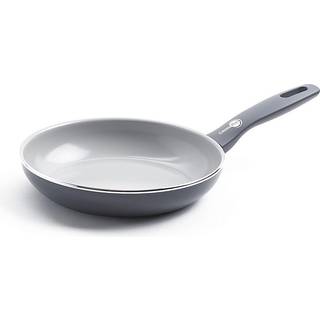 Greenpan Dover Sund keramisk nonstick 8 """" Frying Pan Skillet PFAS-fri opvaskemaskine Safe Comfort Grip Handle Gray
