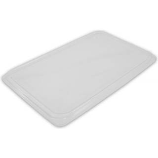 Plastlåg til 1/2 GN bakker 325 x 265 mm Klar APET, 110 stk