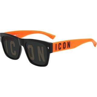 Dsquared2 ICON 0004/S 8LZ/7Y 55 Solbriller Mænd Black - Black - 55mm