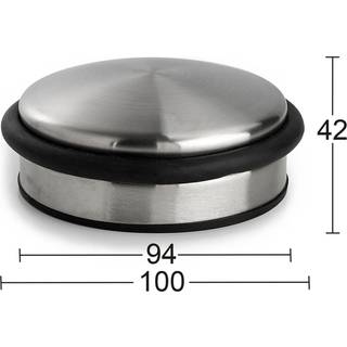 Habo dørstopper 20504 Ø101x40 stål 20504