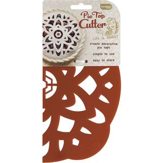 Talisman Designs Pie Top Cutter 10-tommer rød pie crust cutter pie dekorationsværktøj