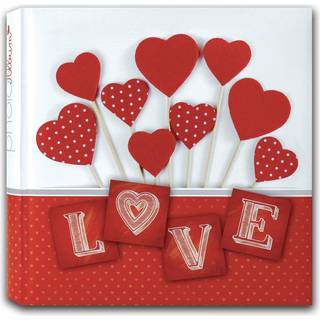 Valentine Album - 32x32 cm (40 Hvide sider / 20 blad)