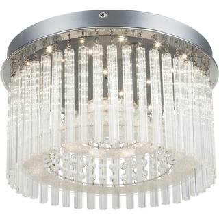 Joyce LED-loftlampe med krystalvedhæng, Ø 37 cm