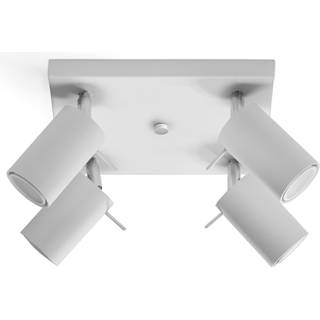 Loftslampe RING 4 hvid