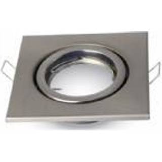 GU10 Lampe - Kvadratisk, Satin Nikkel