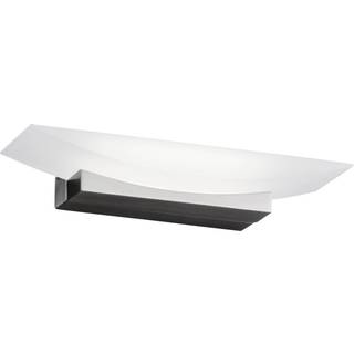 Bowl TW LED-væglampe, bredde 30 cm, nikkel