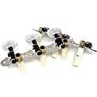 Ortega Guitars Familynt Classical Family Tuning Machines 3L X 3R m/Chrome Baseplate & White Butons (OTM