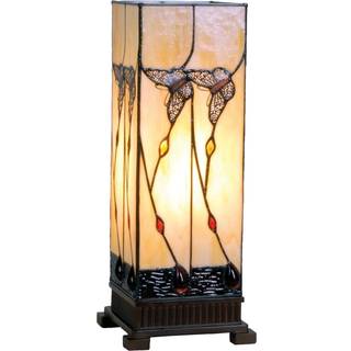Amberly ravfarvet bordlampe 45 cm