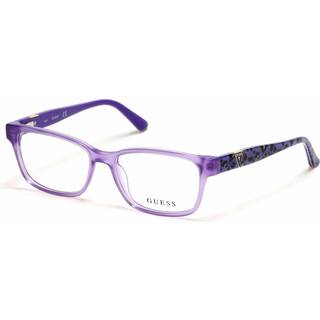 Guess GU9201 081 49 Briller Mænd Purple - Transparent Violet - 49mm